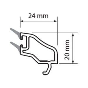 BAGHETA 24 MM SCHTRUBER